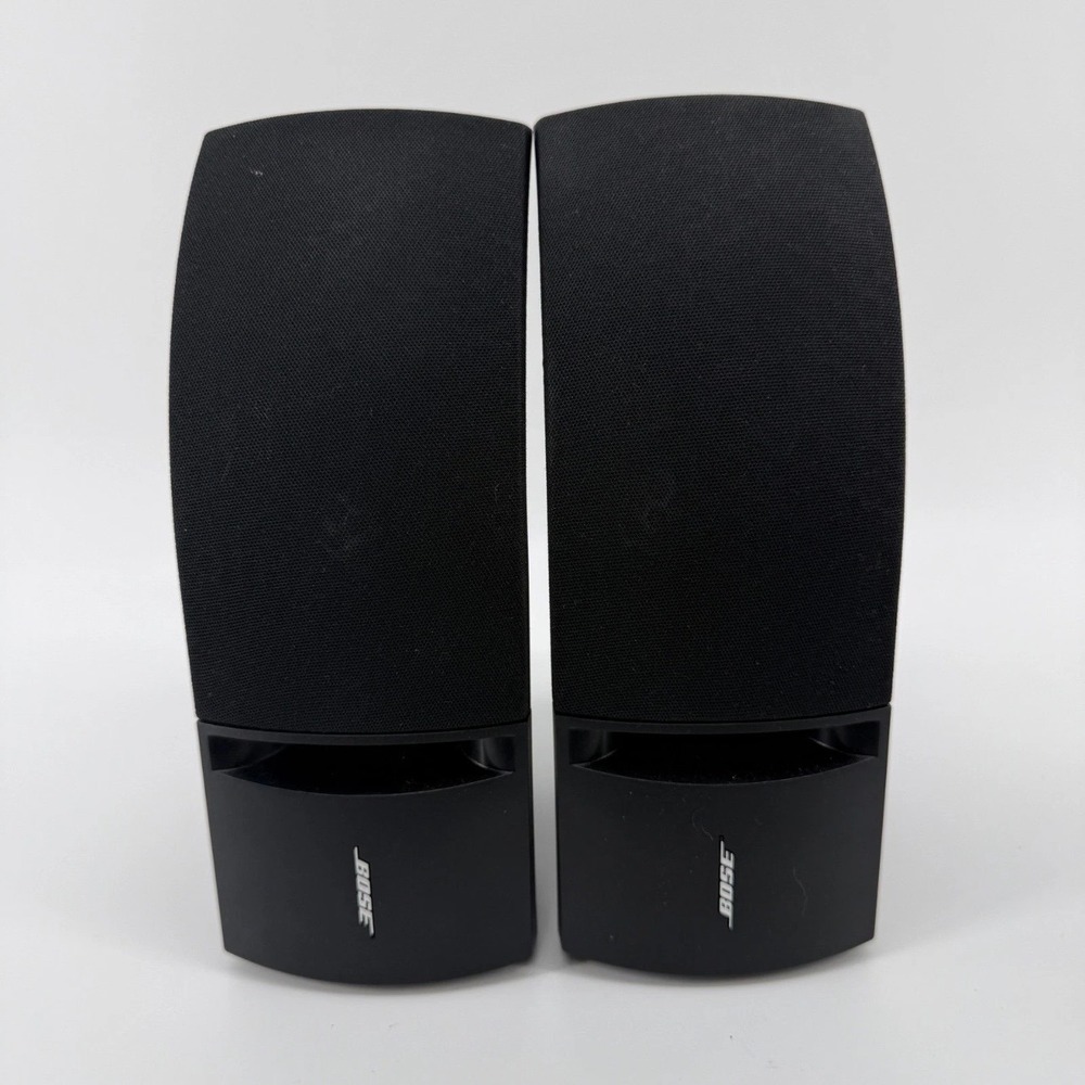 Bose 161 Bookshelf Speaker Pair Black Articulated Array Wired Home Audio System
